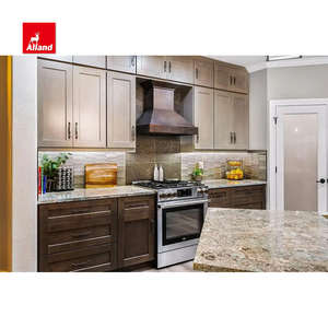 אלנדגרופ שיפוץ חלקי עץ מייפל ריהוט מלא קצה גבוהה מלא שייקר ארון מטבח שייקר עם ארונות קיר - Product Image 3