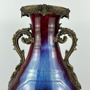 Jingdezhen ufficiale fornace vaso in ceramica ornamento asta palazzo antico vaso di porcellana vaso della dinastia Qing - Product Image 2