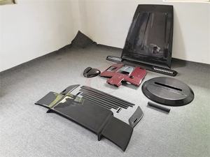 Couvercle de moteur de rétroviseur de toit de becquet de capot en Fiber de carbone sèche de Style B pour Mercedes G Station Wagon W464 G63 G500 - Product Image 3