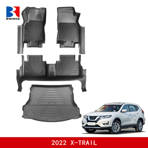 wholesale Factory Custom 5D TPE <b>Rubber</b> Eco-friendly Waterproof Anti Slip 5D Car <b>Floor</b> Mats 4 Pieces for Nissan X-Trail 2022+ - Product Image 2