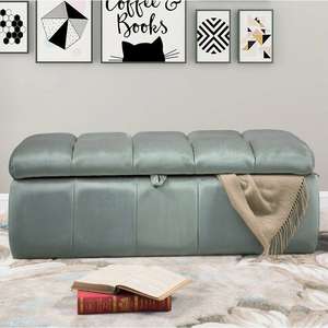 Yicheng - Banco Otomano Tapizado para Sala <span class=keywords><strong>de</strong></span> Estar o Dormitorio, con Espacio <span class=keywords><strong>de</strong></span> Almacenamiento, a Precio Económico - Product Image 1