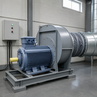 Moteur triphasé AC WPDJ YE3-160L-4P 15KW 1470RPM pour ventilateur industriel certifié CE