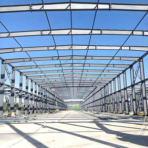 Structure en acier pour entrepôt, charpente légère, bâtiment <span class=keywords><strong>m</strong></span>étallique, maison en <span class=keywords><strong>m</strong></span>étal, soudage, pliage, découpe, acier S355 - Product Image 1