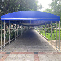 Tente de stockage pliable en acier imperméable pour événements, grande taille, personnalisable, pour garage, abri de voiture rétractable extérieur, entrepôt