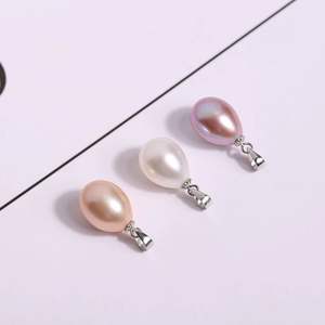 Fashion <strong>Pendant</strong> 925 Sterling Silver Cultured Freshwater Rice <strong>Pearl</strong> <strong>Pendant</strong> <strong>Pearl</strong> <strong>Necklace</strong> - Product Image 2