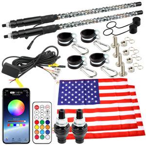 Yosovlamb مصباح سديد جديد ليد RGB جو وهم حلزوني للبلوتوث جهاز تحكم عن بعد لمدينة الغولف - Product Image 5