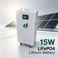 Batterie domestique LiFePO4 en stock UE 48V 51.2V 100Ah 200Ah 300Ah 5kWh 10kWh 15kWh Power Wall BMS disponible