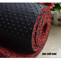 Tapis de sol de voiture en PVC moderne lavable à boucles en spirale, type spaghetti, à prix réduit