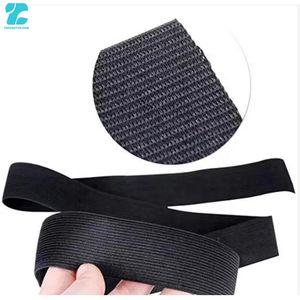 Bande élastique plate large tricotée noir et blanc pour la quincaillerie, extensible, autre ruban, vente en gros pour canapés - Product Image 4