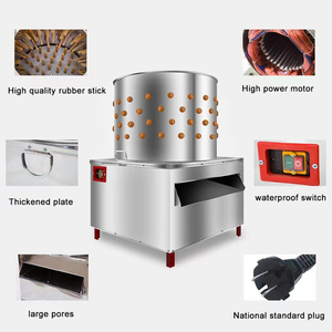 Desplumadora de Pollos y Patos/ Máquina Desplumadora de Aves de Alta Calidad/Equipo para Eliminar Plumas de Pollo/<span class=keywords><strong>Aparato</strong></span> para Desplumar Aves - Product Image 6