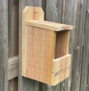 Caja de nido de pájaros de cedro ecológica OEM ODM, casa de pájaros de madera duradera - Product Image 3