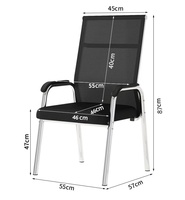 Chaise de bureau durable pour ordinateur, résistante aux rayures, pour conférences et réunions, fournie par le fabricant