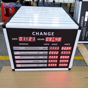Diseño personalizado Led cambio de moneda extranjera de digital vigilancia Junta electrónica Led cambio de banco - Product Image 2