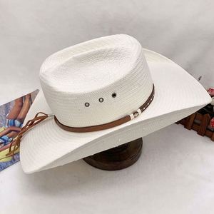 Sombrero Panamá de Paja Estilo Vaquero para Protección Solar, Casual, Unisex, para Exteriores, Cuatro Estaciones, Marca Personalizada, ¡Gran Oferta! - Product Image 4