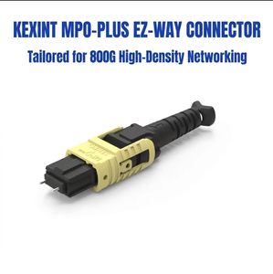 Connecteur KEXINT 800G MPO-PLUS EZ-Way, connecteur à fibres optiques haute densité Push-Pull pour centre de données IA OSFP QSFP-DD - Product Image 2