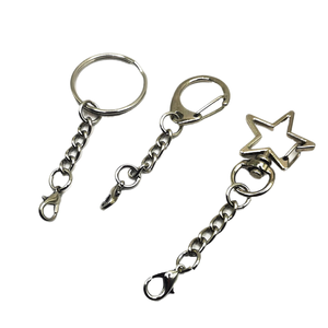 Llavero Haokea de aleación de zinc con forma de D pequeña 302, llavero de acero inoxidable con forma de D para llaves de coche - Product Image 5