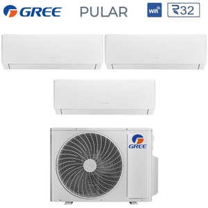 Aire acondicionado Gree Trial Split Inverter serie PULAR 12 + 12 + 12 con GWHD(24)NK6OO Wi-Fi integrado 12000 + 12000 + 12000 + - Product Image 4