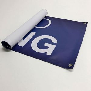 Outdoor PVC <b>Vinyl</b> Light <b>Box</b> Banner with Black Bottom, Spray Painting Knife, and Plastic Scraper for Advertising Signs - Product Image 3
