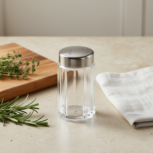 Salières à poivre traditionnelles, lot de 10, en verre avec couvercle en métal, pour la cuisine - Product Image 3