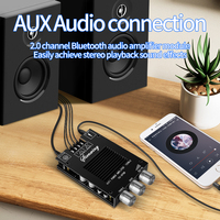 YS-XPSM 150W * 2 carte amplificateur de puissance TDA 7498E stéréo basse BT 5.0 Audio puissance Subwoofer amplificateur carte Module 2.0 canaux