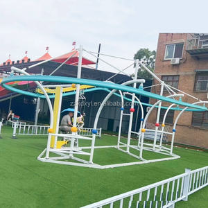 Montaña Rusa Manual, Atracciones al Aire Libre Sin Motor, Interacción en Parques de Diversiones, <span class=keywords><strong>Bicicleta</strong></span> de Pedales, Tirolina, Columpio - Product Image 6