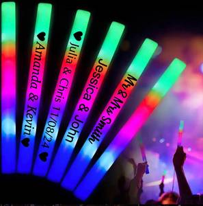 Nicro Customized Logo Concert LED Party Supplies Luminous Glow Stick Neon Party Novelties Supplies Luminous Led <strong>Light</strong> Foam Stick - Product Image 1