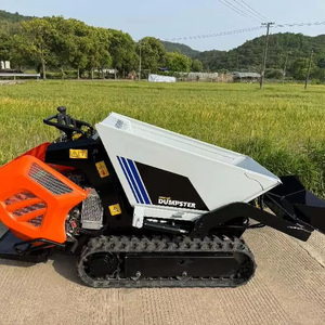 Мини-погрузчик Antspower 2025 на гусеничном ходу, гидравлический дизельный мини-самосвал для транспортировки, для фермерских хозяйств и строительства - Product Image 1