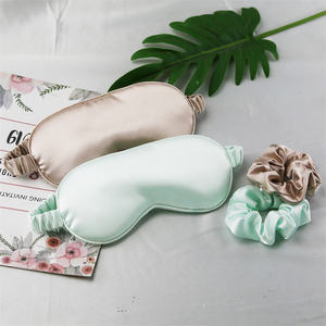 Augenmaske Wimpernverlängerungen Wimpern-Schlafmaske <span class=keywords><strong>Satin</strong></span>-Schlaf-Ochenabdeckung <span class=keywords><strong>Satin</strong></span>-Schlafmaske für Wimpernverlängerungen - Product Image 2