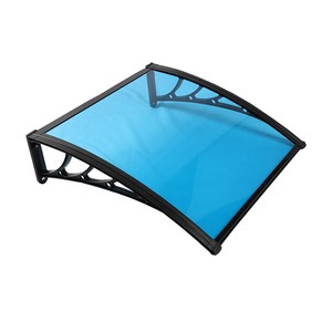Auvent de porte et fenêtre <span class=keywords><strong>moderne</strong></span> sur mesure 60*60cm en alliage d'aluminium avec support en tôle solide pour la <span class=keywords><strong>maison</strong></span> - Product Image 2