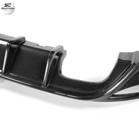 Diffuseur de pare-chocs arrière en fibre de carbone pour VW GOLF VII 7 MK7 GTI 2014 et plus