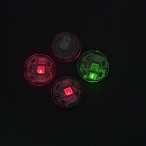 LED Shoe Light Small 1.2cm Diameter Mini Round Vibrating <strong>Red</strong> Green Blue Flashing Light Accessory Headlights Kids Mini Round <strong>Croc</strong> - Product Image 5