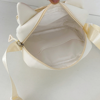 Vente en gros pas cher sac messager en nylon mignon oreille de chat fenêtre transparente affichage des broches Ita sacs à bandoulière sac à main latéral pour les filles