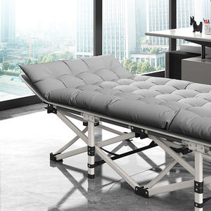 Modern <b>Portable</b> Folding Camping <b>Bed</b> for Adults Outdoor Activities Hiking Travel Bedroom Hospital Hotel Living Room Steel Frame - Product Image 6