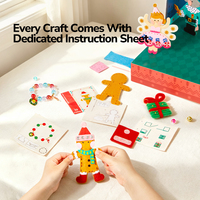 MIDEER - Calendario de Adviento Educativo para Niños, Kit de Manualidades, Juguetes, Cuenta Regresiva Navideña para Niños, Juego de Actividades Hechas a Mano