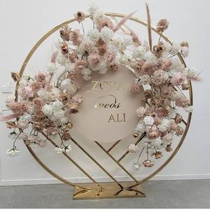 Support métallique pour arche de mariage moderne, décoration de scène de réception, support pour arrangement floral pour événements festifs - Product Image 3