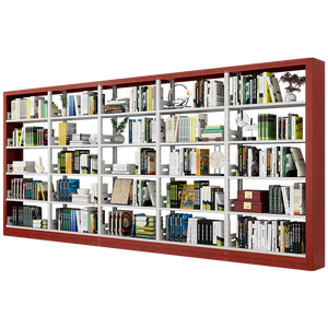 Hiện đại chất lượng cao nhà văn phòng và phòng khách thép kệ sách, kim loại kệ sách, thép thư viện nội thất văn phòng - Product Image 5