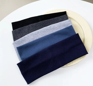 Stirnbänder für Frauen Luxus Al Original Fabrik Individuelles Logo Gestricktes Stirnband Yoga Übung Rutschfestes Stirnband - Product Image 6