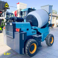 SQMG 1m3 2m3 2.5m3 3m3 4m3 5m3 6m3 Petit camion malaxeur à béton autochargeur Prix du tambour