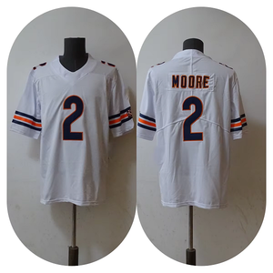 Camisetas de Fútbol Americano Cosidas al por Mayor, Nueva Temporada # 91 Turner # 2 Moore # 1 Campos # Camisetas Bordadas de los Chicago Bears de Payton 34 - Product Image 4