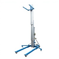 Plateforme élévatrice manuelle en alliage d'aluminium, hauteur de levage 2-7,9 m, charge maximale 300 kg, jauge de niveau incluse, pour les secteurs multiples