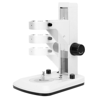 Microscope stéréoscopique trinoculaire à zoom SZM6565 4,55X-130X, distance de travail de 125 mm, pour la réparation de montres et l'évaluation des pierres précieuses