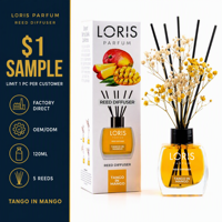 LORIS Pengharum Mobil Aroma Romantis 120ml Aroma Alami untuk Rumah Kantor Kamar Mandi