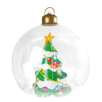 Fournisseur d'usine, ballon gonflable à motif de Grinch, bonhomme de neige, Père Noël, sapin de Noël, lumière LED, grande taille, ornements de boule de Noël