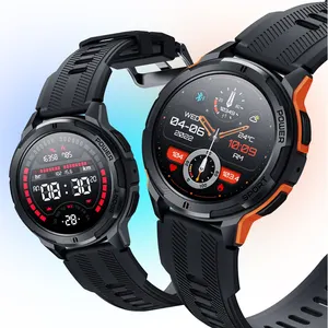 2023 466*466 AMOLED C25 smartwatch BT arayarak VC30F gerçek kalp hızı SPO2 izleme açık spor erkekler akıllı saat C25