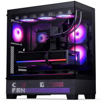 Boîtier de jeu Phanteks XT XT View Matrix NOIR&BLANC avec LED, compatible avec les cartes mères ATX, boîtier de PC de jeu, châssis de PC