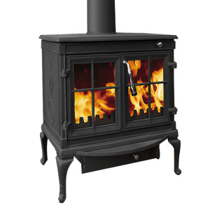 Fabricante de Xuzhou: <span class=keywords><strong>Chimenea</strong></span> de leña independiente para el hogar, estufa de hierro fundido con <span class=keywords><strong>puerta</strong></span> - Product Image 5