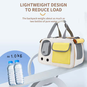 <span class=keywords><strong>Sac</strong></span> à <span class=keywords><strong>dos</strong></span> de <span class=keywords><strong>transport</strong></span> pour animaux de compagnie, nouveau style, respirant, léger, avec un design confortable pour chiens et chats - Product Image 3