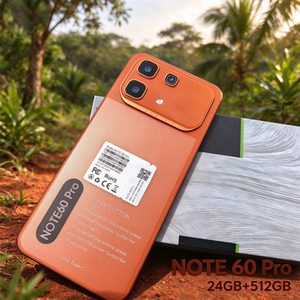 สมาร์ทโฟนรุ่นยอดนิยม Note 60 Pro หน้าจอ 7.3 นิ้ว กล้อง 108MP รองรับ 5G หน่วยความจำ 16GB+1TB แบตเตอรี่ 7800mAh ปลดล็อคด้วยใบหน้า GPS รองรับซิมคู่ เหมาะสำหรับใช้งานประจำวัน - Product Image 2
