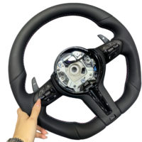 Volant de voiture en cuir perforé noir de style M pour BMW F30 F20 F10 F15 F36 F22 F25 F32 M3 M5 E46 E70 E90 E91