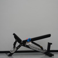 Banc de musculation multifonctionnel réglable avec positions inclinée, plate et déclinée pour l'entraînement avec poids et les sit-ups YG-A025